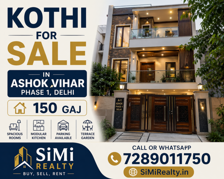 Kothi For Sale In Ashok Vihar Phase 1 Delhi
