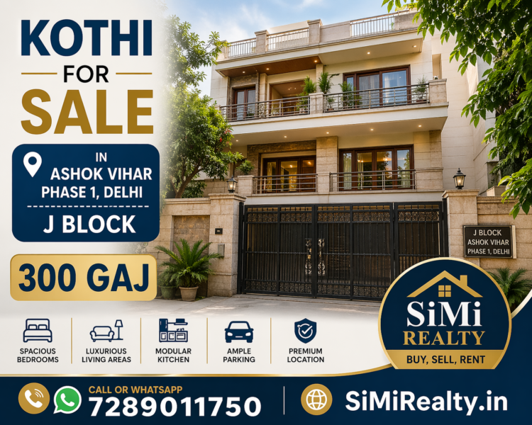 Kothi For Sale In Ashok Vihar Phase 1 Delhi J Block