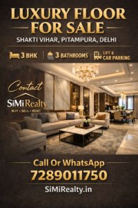 Luxury Builder Floor For Sale In Shakti Vihar Pitampura Delhi