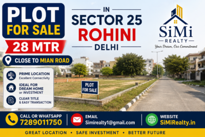 Plot For Sale In Sector 25 Rohini Delhi